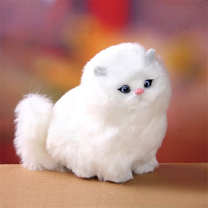 Charming Electric Interactive Plush Kitty Toy-3