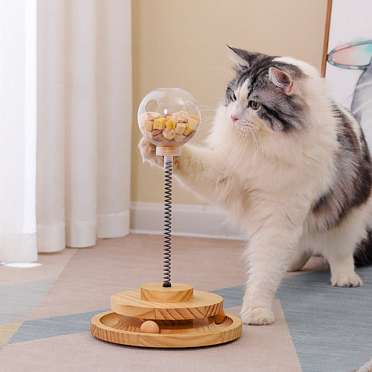 Interactive Cat Treat Dispenser Toy-0